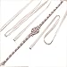 Yanstar Ivory Sash Bridal Thin Rose Gold Wedding Belts Clear Crystal Appliques With Ribbons For Bridal Gowns-18.1In2In