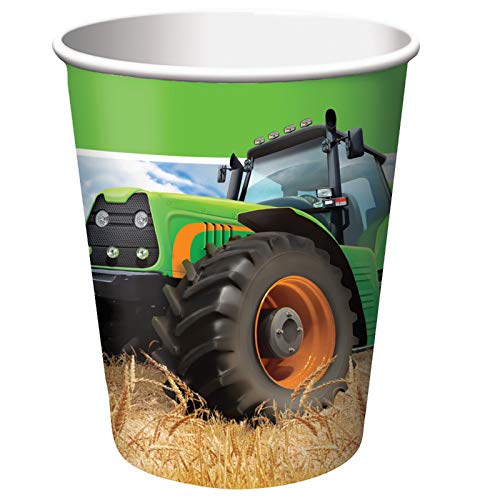 Tractor Time 9 oz Cups (8 Count)