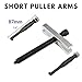 Shankly Steering Wheel Puller Kit (8 Piece), Professional-Grade, 1.5” to 3.35” Inch Spread, Ideal Combination for Harmonic Balancer Puller and Flywheel Puller