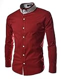 TheLees DCH Mens unique double collar shirts