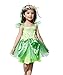 ReliBeauty Girls Tinkerbell Dress Costume (2T-3T, Green)