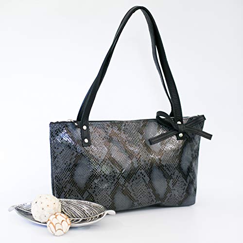 navy leather handbag