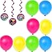 Trolls Birthday Party Supplies | Troll Party Decorations | Includes Paper Plates, Napkins, Cups and Disposable Trolls Tablecloth | Princess Poppy Birthday Party Supplies Serves 16