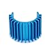 JFtech 4pcs Aluminum 380 Motor Heat Sink Heatsink Cooling Fins for RC HSP Tamiya Traxxas 1/16 Car