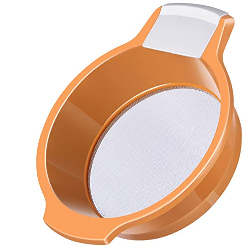 Stainless Steel Mixing Bowl with Non-Slip Bottom,Tiny Fine Mesh Baking Sifter(Yellow) - Image 7