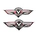 3D 2PCS Motorcycle Gas Tank Emblem Badge Chrome for Kawasaki Vulcan VN Classic