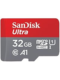 SanDisk Ultra 32GB microSDHC UHS-I card with Adapter - 98MB/s U1 A1 - SDSQUAR-032G-GN6MA