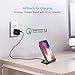 CHOETECH Fast Wireless Charger, Qi-Certified Wireless Charging Stand 7.5W Compatible iPhone 11/11 Pro/11 Pro Max/Xs Max/XR/XS/X/8/8+,10W Fast-Charging Galaxy Note 10/S10/S10+ (with QC3.0 AC Adapter)