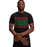 iApparel Wakanda Forever Men Black Shirt