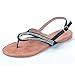 Luo Luo Womens Dressy Rhinestone Sandals