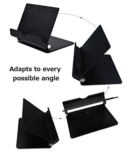 WER iPad Stand Desktop Multi-Angle Adjustable Portable Aluminium Stand Holder for Ipad1/2/3/Mini/Air/Samsung Tablet computer/Smartphone iphone6/6s/5/5s and E-readers