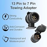 Double Dragon 13 Pin to 7 Pin Towing Adapter European Trailer Socket view 3