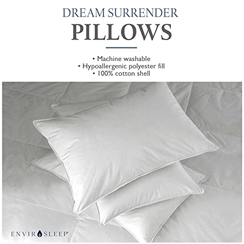 Envirosleep Dream Surrender Pillows Standard/Medium Support, 2 Pack