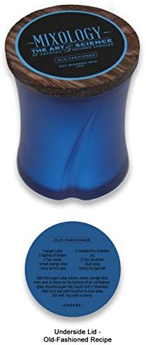 Mixology Acadian Candle Co Cocktail - 12 oz. Infused Soy Blended Scented Candle with Matching Drink Recipe - Scent & Recipe: Old Fashioned