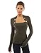 PattyBoutik Women's Bolero Button Long Sleeve Blouse