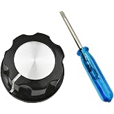 CRANDDI Replacement Selector Knob, Spare Part Speed Knob for all Model, Blender Kit 6mm Speed Potentiometer Plastic Knob with Mini Screwdriver, 1pcs