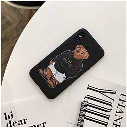 Cover case for iPhone Cute Bear Soft Silicon Phone Coque 2 for iPhone Xs MAX