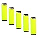 Cosmos 5 Pieces Fluorescence Yellow Comfort Neoprene Handle Wraps/Grip/Identifier for Travel Bag Luggage Suitcase Travel Bag Laptop Computer Tote Briefcases