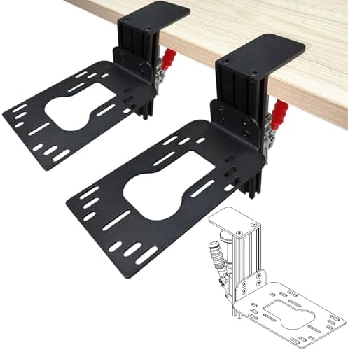 Amazon.com: HTLAKIKJ 2 Set Hotas Desk Mount for Flight Simulator