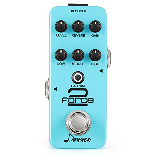 Donner Force 2 Mini Electric Guitar Preamp Effect Pedal on Galleon