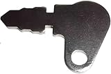Ignition key for Baraga, Bobcat, Case, Cole Hersee, Coleman, Deere, Drott, Dresser, Galion, Genie, Hinkel, JLG, Mantis, Massey Ferguson, Skyjack, Terramite, Part Number 83353