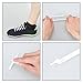 No Tie Shoelace Silicone Elastic Lace (White)