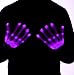 Ultimate LED Light Up Skeleton Gloves- 12 Color changeable-Light Up-Looks Like You Have Skeleton Hands