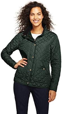 Lands End Women S Quilted Barn Insulated Jacket Xs Deep