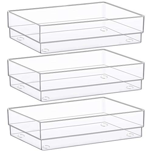 Kootek Desk Drawer Organizer Modular Plastic Bins Drawer Dividers