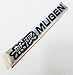 3D Car Aluminum Emblem Badge Sticker Decal Mugen Black For Acura Honda Civic Accord RSX PowerSport K