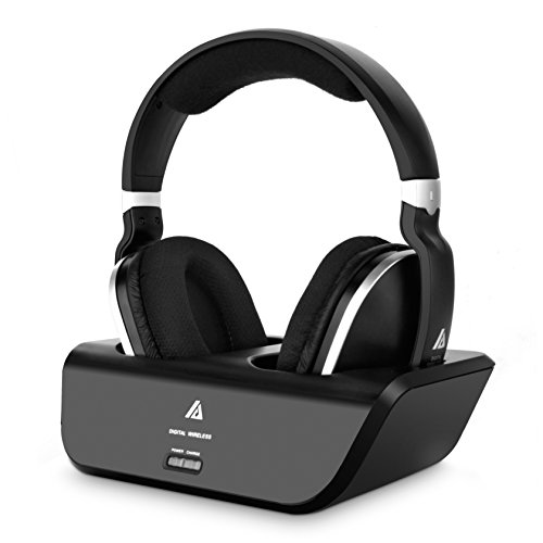 Wireless Headphones for TV, Jelly Comb P.4GHz UHF/RF OverEar Headphone