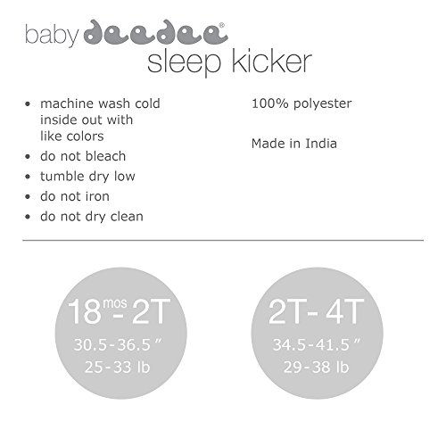 baby deedee Fleece Sack with Feet, Sleep Kicker, Toddler Wearable