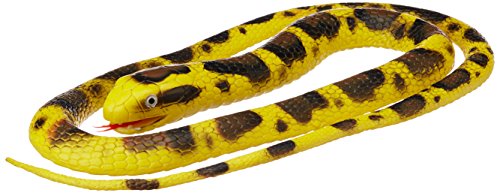 Wild Republic Toy Rubber Snake Burmese Python 72 Inch Class