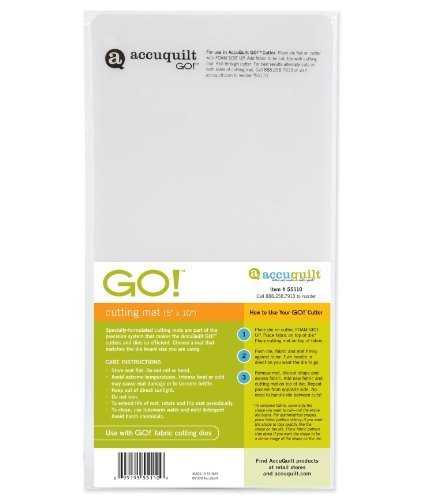 AccuQuilt GO! Cutting Mat; 5-inch-by-10-inch by AccuQuilt