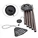 Large Wind Chimes Outdoor Deep Tone - 36 Inch Amazing Grace Wind Chimes with 5 Metal Tubes, Beautiful Memorial Wind Chimes, Perfect Gift for Family and Friends (A Free Card)