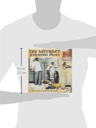 MasterPieces Saturday Evening Post Norman Rockwell At The Doctor's Jigsaw Puzzle, 1000-Piece