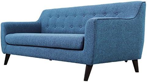 モダンデコ ソファ ソファー 3人掛け カフェ風 北欧 モダン シンプル Alba インディゴブルー