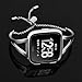 CAGOS Compatible with Fitbit Versa 2 Bands Women, Stainless Steel Bracelet Metal Cuff Accessories Bangle Replacement Wristbands Straps for Fitbit Versa Lite Smarwatch (Silver)