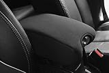 DEDC Neoprene Center Console Armrest Pad Cover for Jeep Wrangler JK Sahara Sport Rubicon X & Unlimited 2011 2012 2013 2014 2015 2016 2017 Black