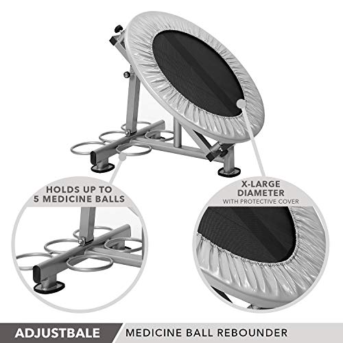 Medicine Ball Rebounder By Day 1 Fitness, Adjustable, Holdsup To 5