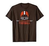 Cleveland Ohio Football Vintage Dawg Helmet Retro T-Shirt
