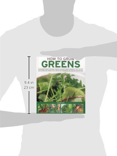 How to Grow Greens: A gardeners guide to growing cabbages, brussels sprouts, broccoli, kale, lettuce, cauliflower and spinach, with step-by-step techniques and over 150 photographs