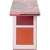 Juvia's Place Blushed Duo Blush - Two Tone Pigmented Buildable Pressed Mineral Powder - Rosy Natural Cheeks Matte Fresh Finish for All Skin Color -Volume1
