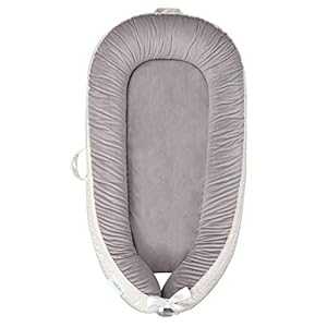 ChildLike Baby Lounger,Portable Adjustable Infant Floor Seat for Travel – Ultra Soft Velvet& Breathable Fiberfill…