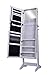 Shelving Solutions Jewelry Cabinet Armoire, Mirrored Jewelry Armoire with Stand, White