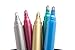 Wine Glass Marking Pens for Wine Glasses-Food Safe, Non-Toxic Washable Markers Write on Windows, Mirrors, Ceramic Plates, and Porcelain Surfaces. Personalize Glasses or Bottles with 6 Metallic colors