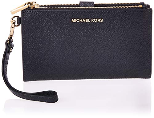 mk adele double zip wristlet