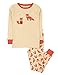Leveret Boys Girls Kids Two Piece Cotton Pajamas Fox Size 8 Years
