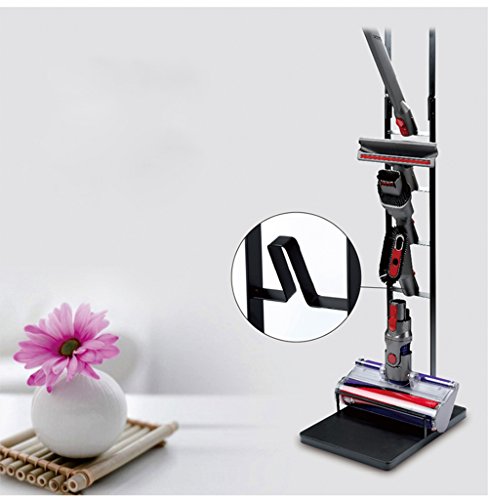 Stable Stand for Dyson Vacuum V8 V10 and Fluffy Soft Roller Direct,Drive Cleaner Head,Mini Motorized Tool,Dusting Brush Docking,Station Combination Tool, Black
