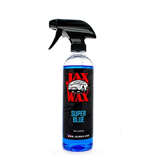 Jax Wax Super Blue Commercial Grade Solvent Based Dressing for Rubber, Plastic and Vinyl - 16 Ounce (Best Solvent For Wax)